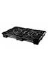 Легкий пластиковый поддон 1200x800 02.102 черный