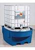 Специальный поддон для еврокуба со встроенной полкой PE-IBC/1A 1400x1830x755